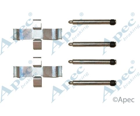 APEC BRAKING Комплектующие, колодки дискового тормоза KIT222